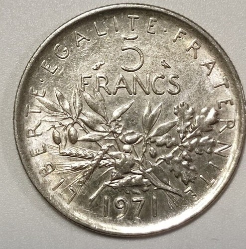 Francia franchi 1970 - 5, 1970-2001