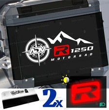 2pz Adesivi Bianco Rosso