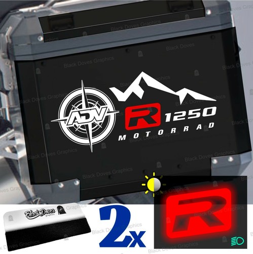 2pz adesivi bianco rosso - adesivi,