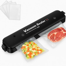 Macchina Professionale per Sottovuoto + 10 Buste Bocca 30 Cm Alimenti Casa Cibo