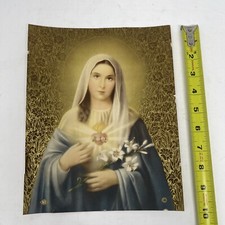 Quadro Vintage Vergine Maria