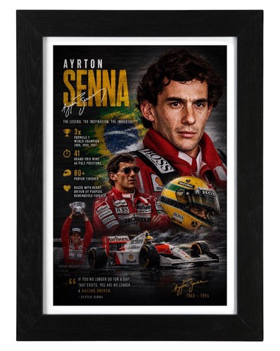 Foto autografo firmato ayrton - autografo,