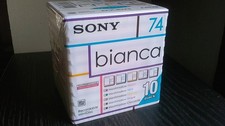 10 Minidisc Sony Bianca Série 2 MD 74 min