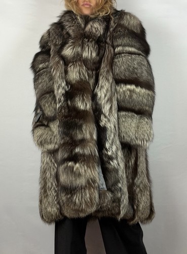Cappotto volpe argentata - di,