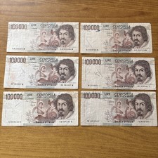 LOTTO DI 6 BANCONOTE LIRE
