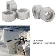 Ricambio anodo zinco set 5 pezzi per motore fuoribordo Suzuki 4T 5532187J01