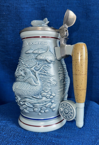 Fishing stein vintage - stein,