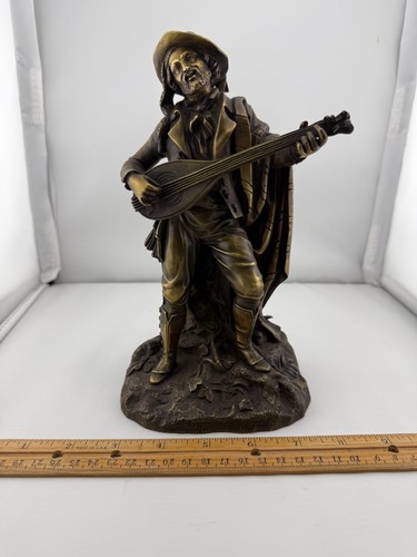 Scultura bronzo uomo antico - in,