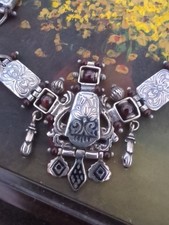 Collana ARGENTO 900 GRANATO