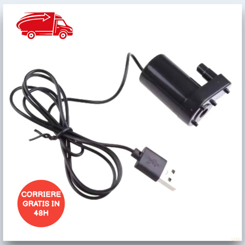 1pz pompa aria usb acquario - 1pz,