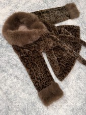 Pelliccia Ecologica Leopardata