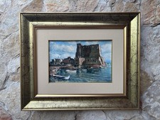 Quadro -Castel Dell’Ovo- Vincenzo Aprile dipinto a olio