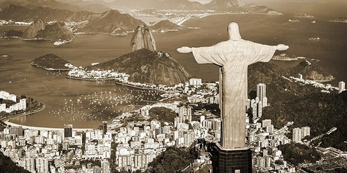 Quadro rio janeiro - janeiro, cristo