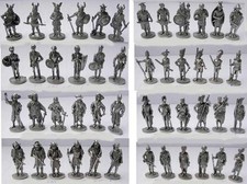 U-ei Soldatini kinder metallfiguren Serie 35mm ferro eisen  varie tipologie