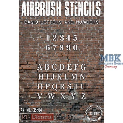 Diorama rt35604 stencil - rt-diorama,
