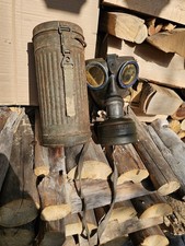German Gasmask And Canister