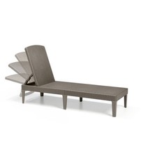 SDRAIO LETTINO PRENDISOLE "JAIPUR SUNLOUNGER" COLORE CAPPUCCINO, 187,5X58X29 ...
