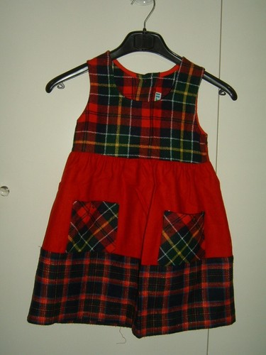 Abito bambina bimba scozzese - bambina,