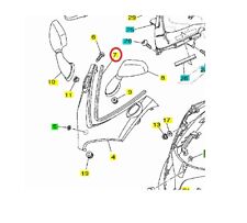 GUARNIZIONE COPERCHIO SCUDO ANTERIORE IPSILON YAMAHA TMAX T-MAX 500 2001  2007