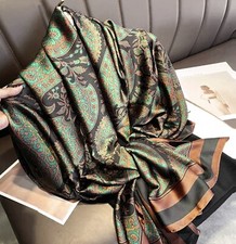 Sciarpa scialle donna verde