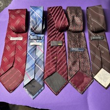 cravatta set 5 pezzi Polo Fendi Christian Dior Giorgio Armani Perry Ellis italiana 