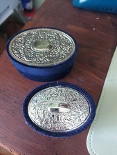 Scatoline portagioie argento e velluto