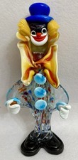 Statuina Pagliaccio In Vetro Murano