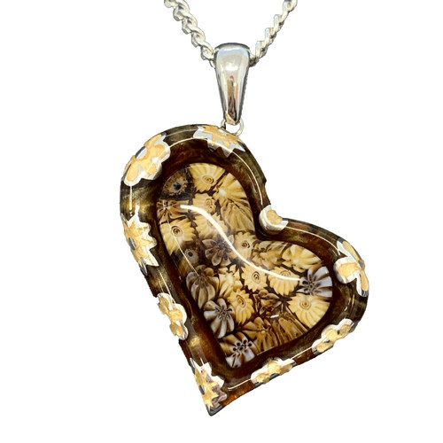 Collana con ciondolo cuore