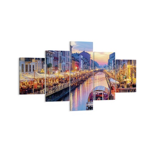 Quadro tela 125x70cm canale - tela,
