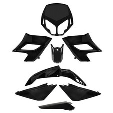 KIT 8 PEZZI CARENE NERO DERBI