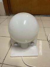 HARVEY GUZZINI Lampada da Tavolo Bianca SIRIO 3035 di BRAZZOLI&LAMPA Vintage '70