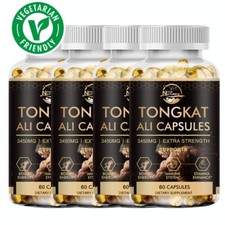 Tong-kat Ali LONGJACK GRADO A ESTRATTO DI RADICE PIÙ FORTE 200:1 3450MG 60/120/240 Pz