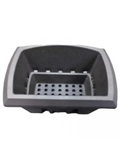 PIAZZETTA braciere in ghisa rettangolare per stufe a pellet - art RE05030252