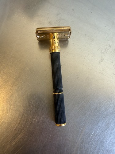 1969 vintage gillette oro - vintage, nero