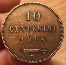 Moneta 10 Centesimi 1894, San