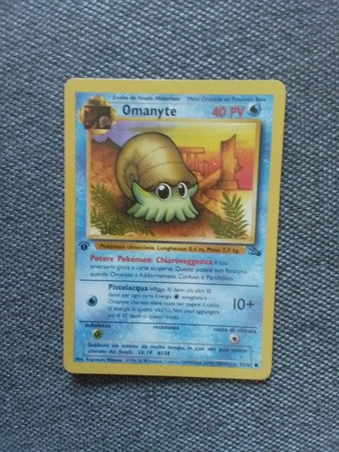Card pokemon omanyte 52 62 - pokemon,
