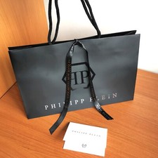 shopping bag PHILIPP PLEIN busta negozio carta shopper acquisti t-shirt scarpe