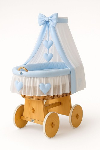 Culla vimini amelia con - amelia,