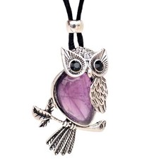 Collana con ciondolo gufo