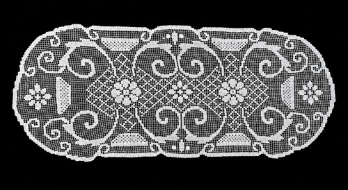 Centrotavola runner pizzo
