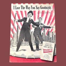 I Love The Way You Say Goodnight spartiti Doris Day ninna nanna di Broadway 1951