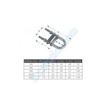 GOLFARE A CAVALLOTTO AD U INOX AISI 316 RINFORZATO PER PRUA O POPPA IMBARCAZIONE