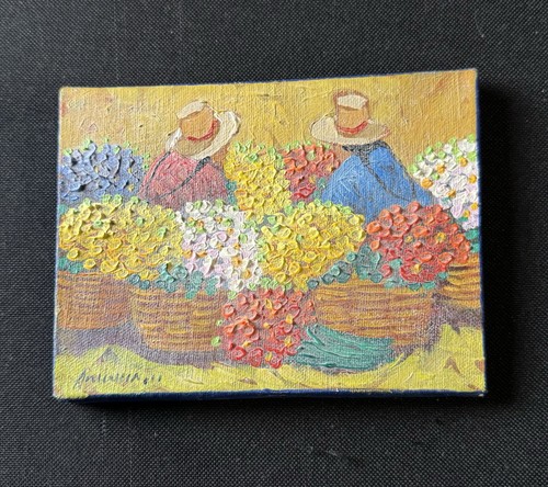 Miniatura dipinto olio