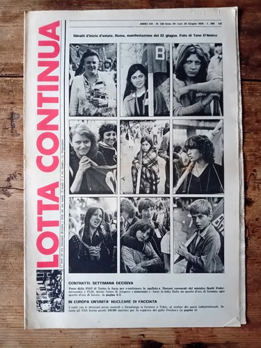 Giornale lotta continua - lotta,