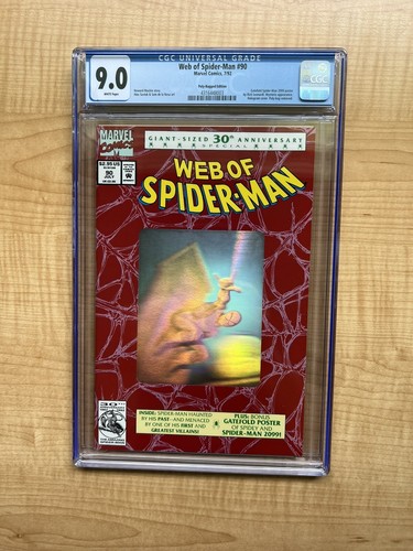 Web spider man cgc 9 - of, spider-man