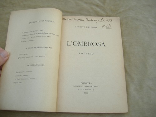 Lipparini ombrosa libreria - "l'ombrosa",
