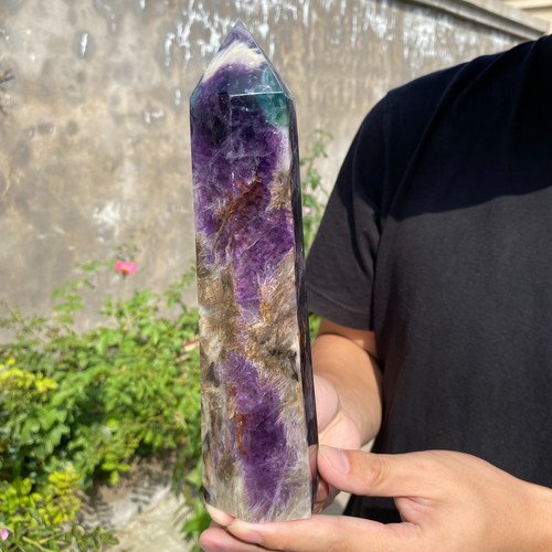 Colonna cristallo fluorite