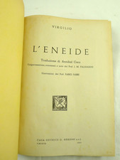 VIRGILIO L'ENEIDE ILLUSTRATA 1957 FIRENZE LETTERATURA EPICA MITOLOGIA NERBINI ED