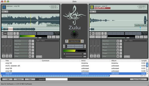 Zulu virtual mixing - dj,