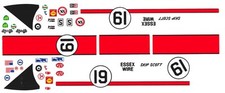 #19 Skip Scott 1965-1966 FORD GT 40 ESSEX WIRE decalcomanie scivolo acqua scala 1/32